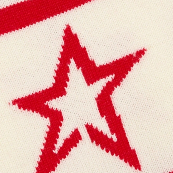 💥 Perfect Moment Chopper Turtleneck Sweater Perfect Moment Piste Stars Red - Picture 7 of 13